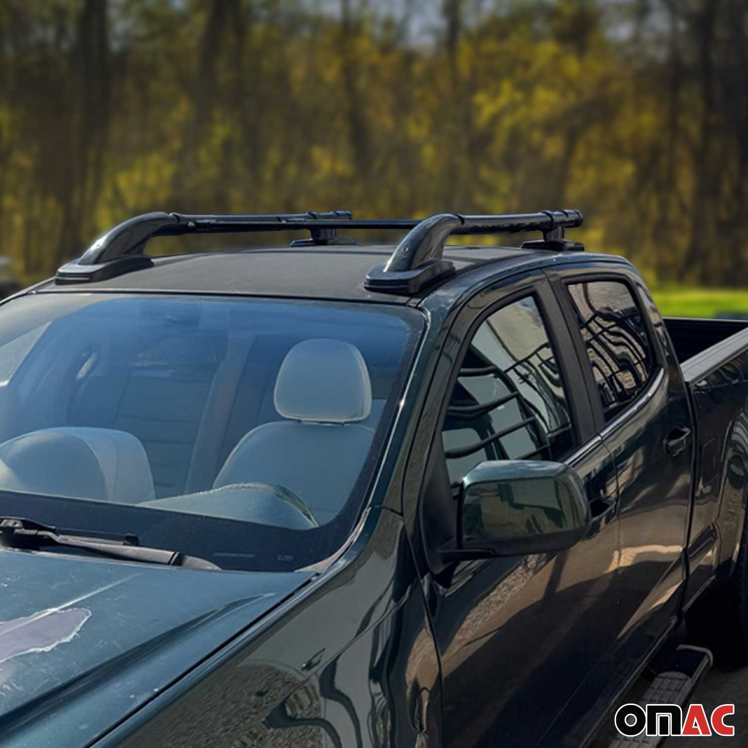 1998-2004 Nissan Frontier Crew Cab Roof Rack Rails Side Rails Black