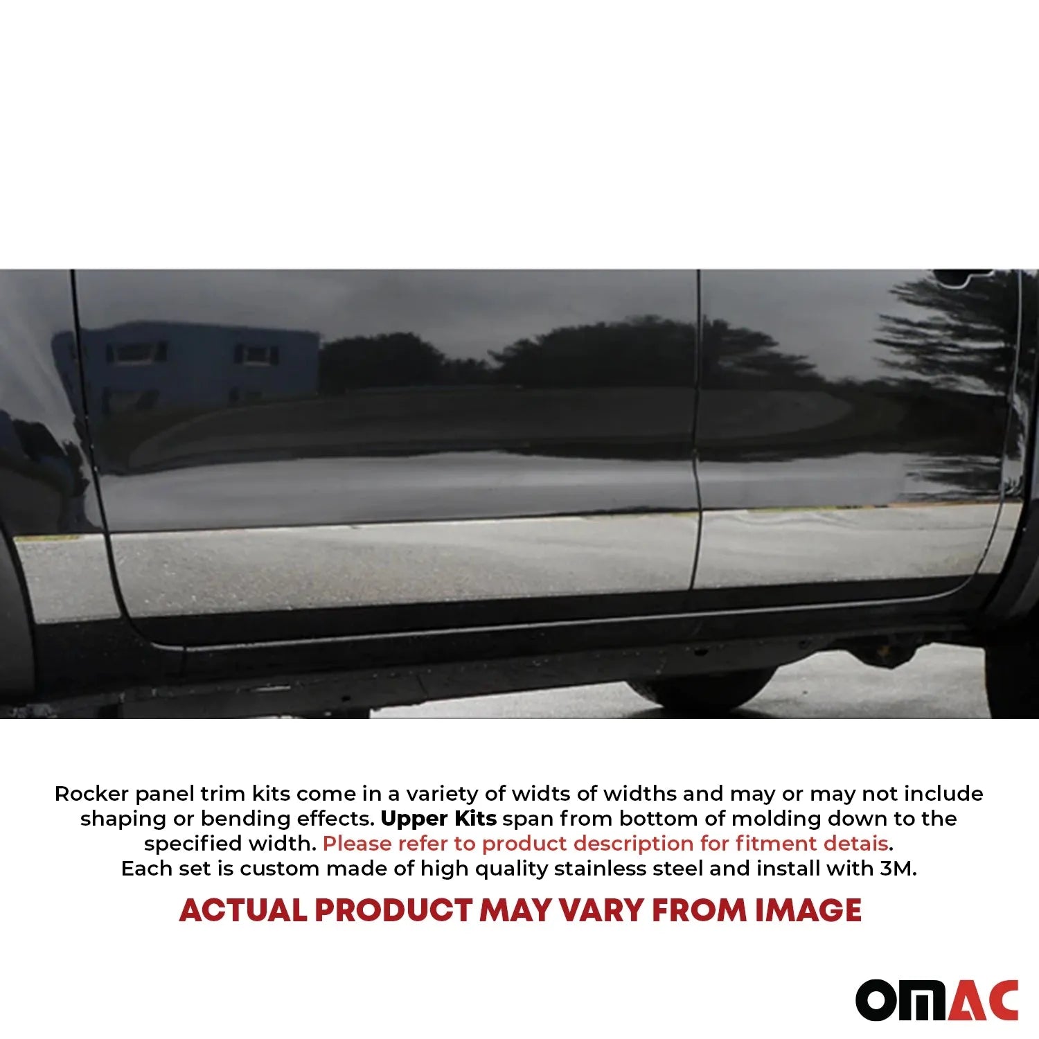 2000-2006 Chevrolet Silverado Extended Cab Stainless Rocker Panel Trim 12 Pcs