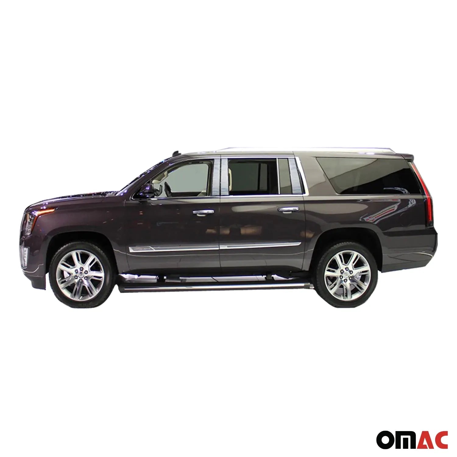 2015-2020 Cadillac Escalade Stainless Steel Pillar Trim 8Pc