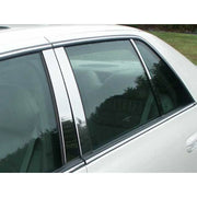 2006-2011 Cadillac DTS Stainless Steel Pillar Trim 6 Pcs