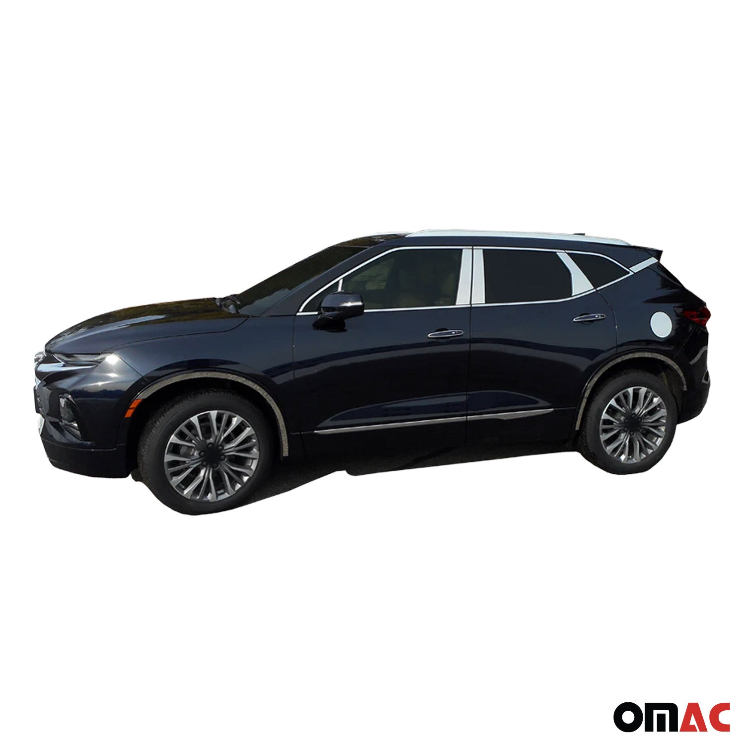2019-2025 Chevrolet Blazer Rear Bumper Accent 1Pc Stainless Steel Silver