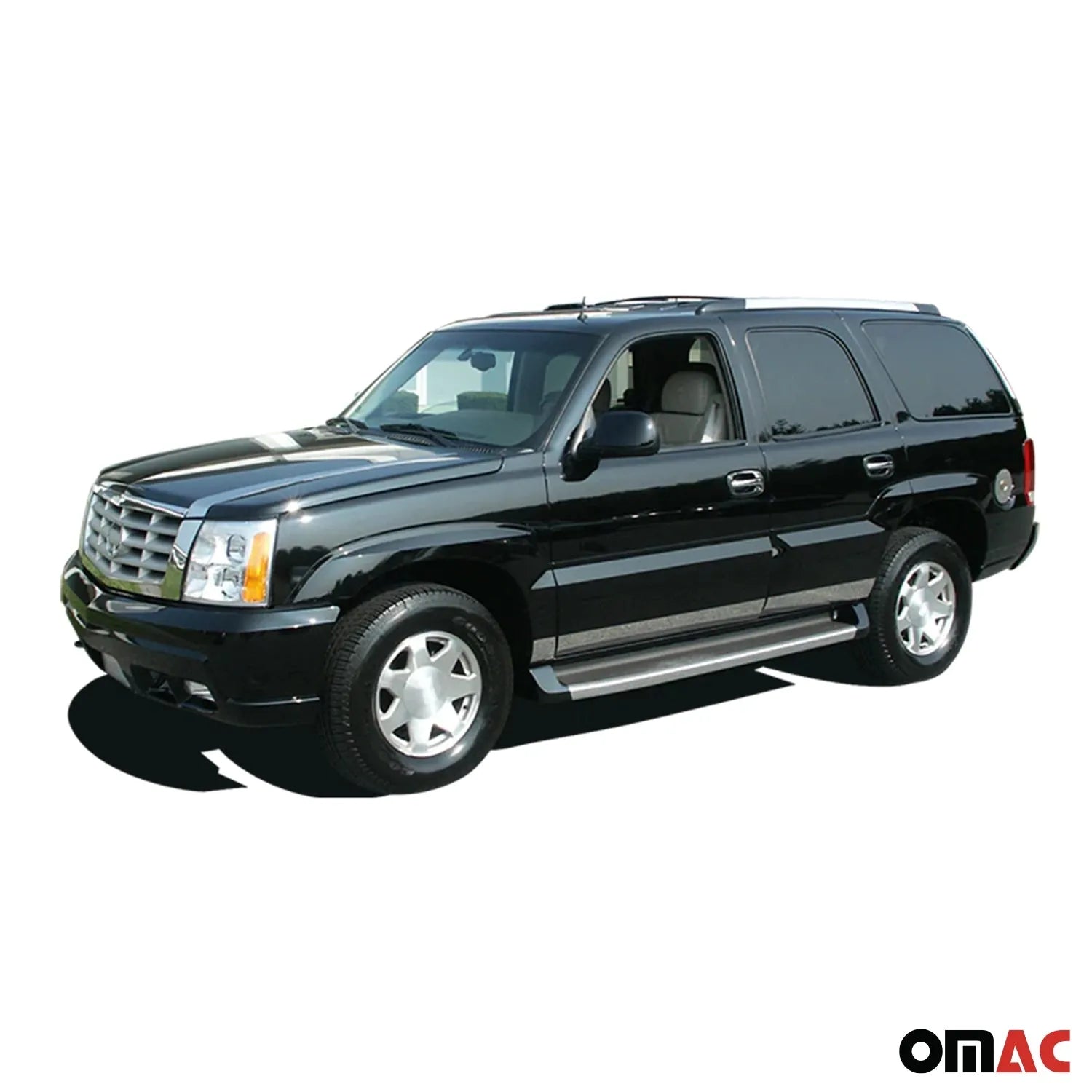 2002-2006 Cadillac Escalade Stainless Rear Window Trim 2Pc