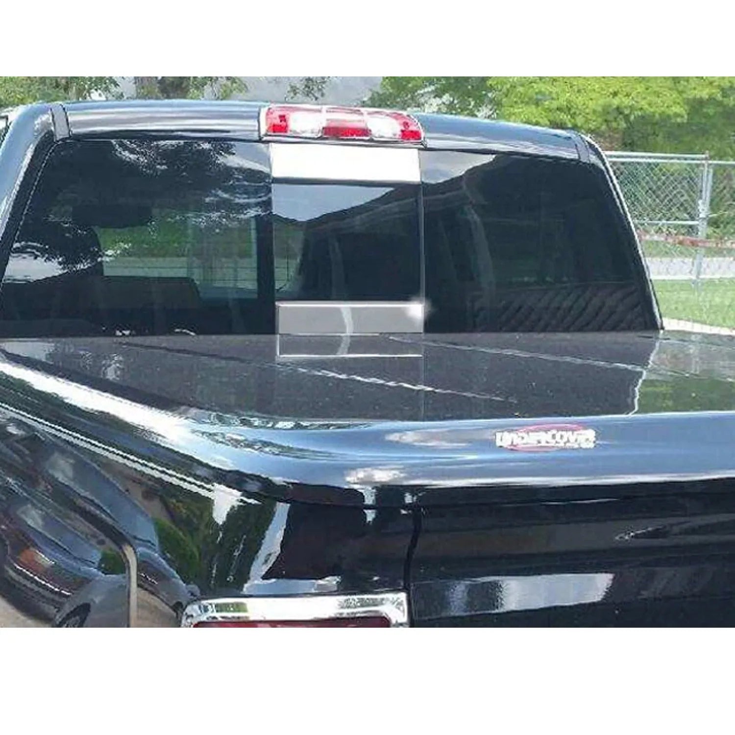 2014-2018 Chevrolet Silverado Stainless Stainless Sliding Rear Window Trim Accents 2Pcs